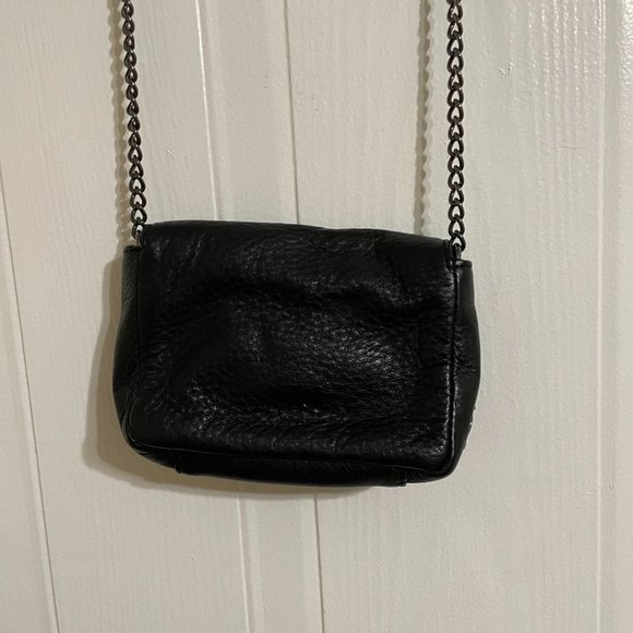 Juicy Couture Black Jewelled Mini Leather Crossbody Bag - Picture 4 of 8
